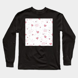 Heart Pattern Long Sleeve T-Shirt